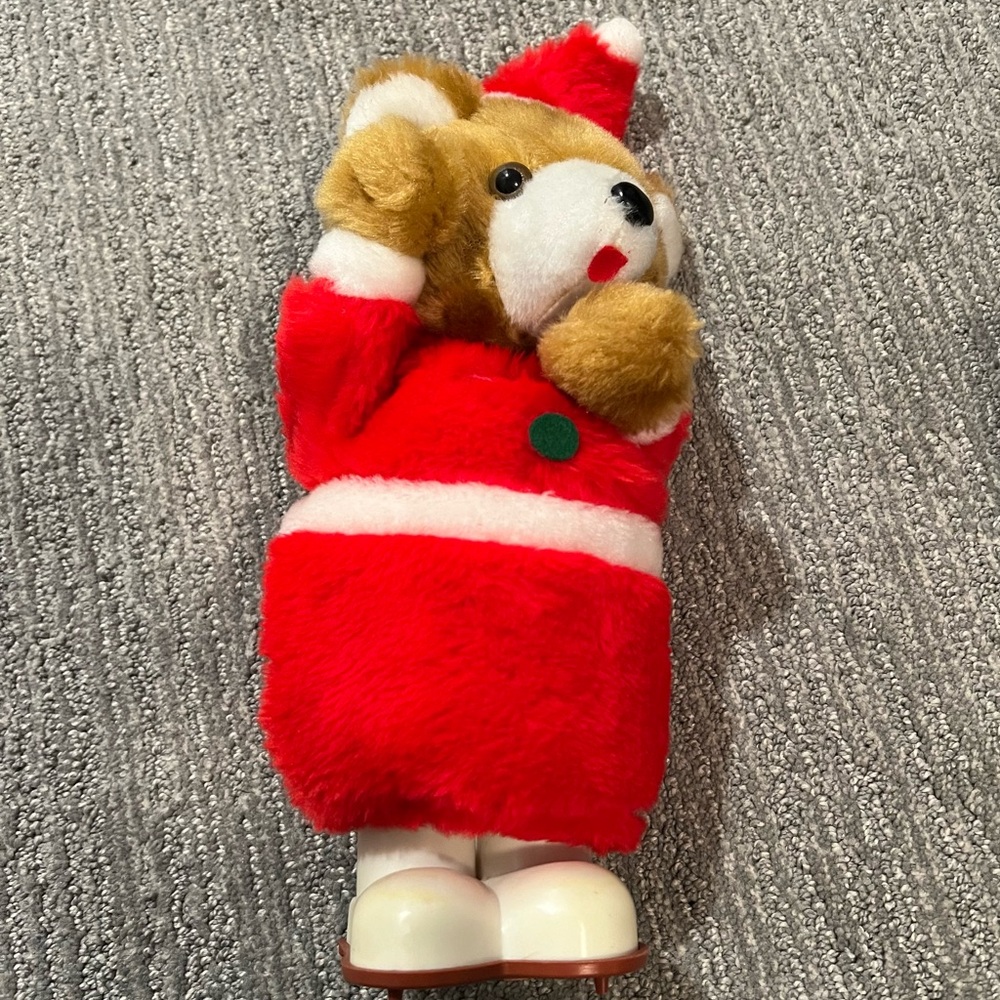 Vintage Apex Christmas Bear, in Box